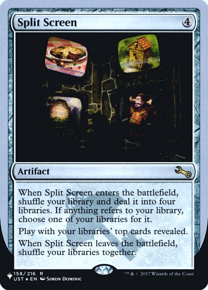 Split Screen (Unfinity Foil Edition) [The List] MTG Single Magic: The Gathering  | Multizone: Comics And Games