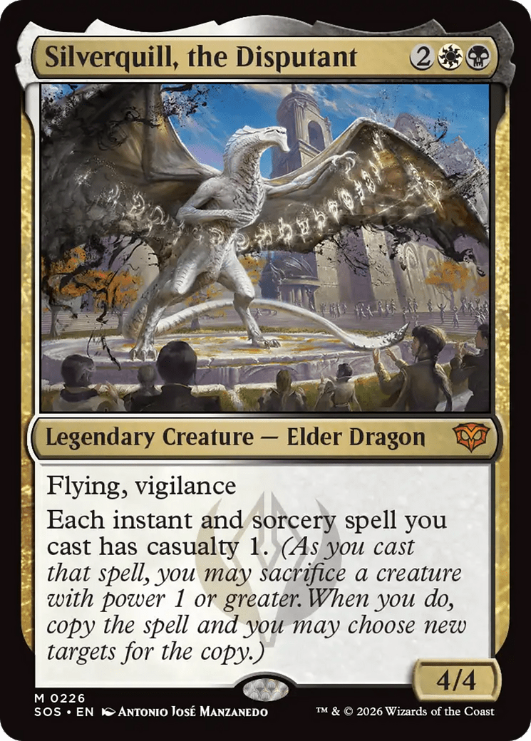 Silverquill, the Disputant [Secrets of Strixhaven] MTG Single Magic: The Gathering  | Multizone: Comics And Games