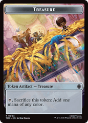 Treasure // Copy Double-Sided Token [Teenage Mutant Ninja Turtles Commander Tokens] MTG Single Magic: The Gathering  | Multizone: Comics And Games