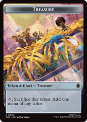 Treasure // Robot Double-Sided Token [Teenage Mutant Ninja Turtles Commander Tokens] MTG Single Magic: The Gathering  | Multizone: Comics And Games
