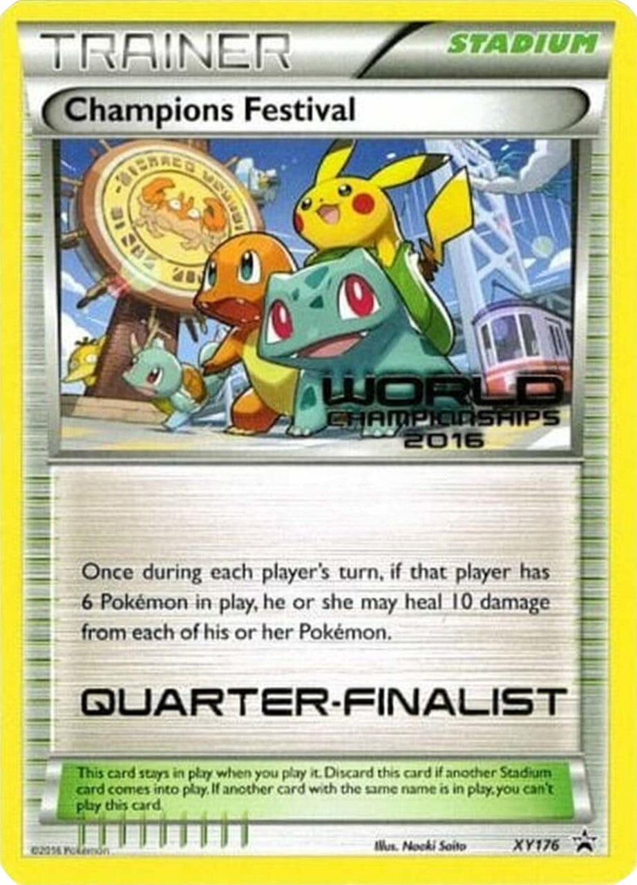 Champions Festival (XY176) (2016 Quarter Finalist) [XY: Black Star Promos] Pokemon Single Pokémon  | Multizone: Comics And Games