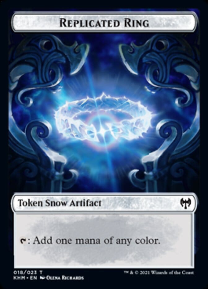Replicated Ring Token [Kaldheim Tokens] MTG Single Magic: The Gathering  | Multizone: Comics And Games