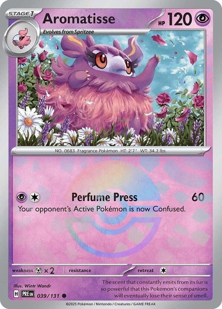 Aromatisse (039/131) (Poke Ball Pattern) [Scarlet & Violet: Prismatic Evolutions] Pokemon Single Pokémon  | Multizone: Comics And Games