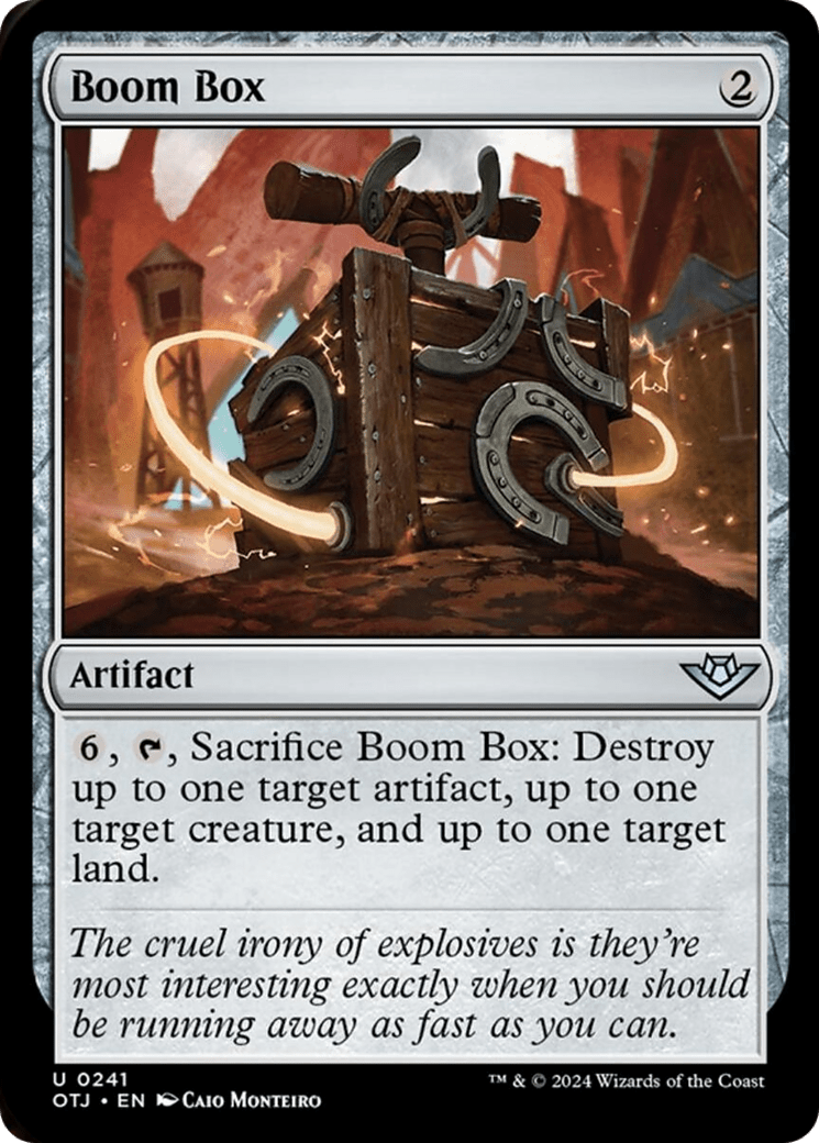 Boom Box [Outlaws of Thunder Junction] MTG Single Magic: The Gathering  | Multizone: Comics And Games