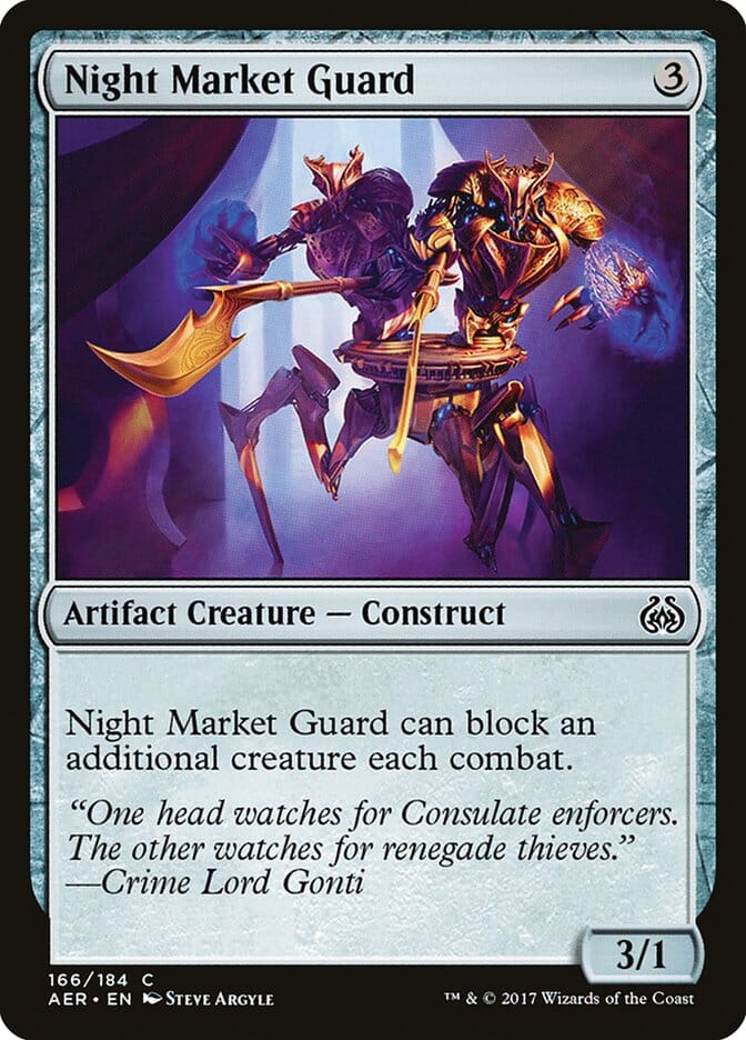 Night Market Guard [Aether Revolt] MTG Single Magic: The Gathering  | Multizone: Comics And Games