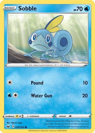 Sobble (055/202) (Premium Collection) [Sword & Shield: Base Set] Pokemon Single Pokémon  | Multizone: Comics And Games