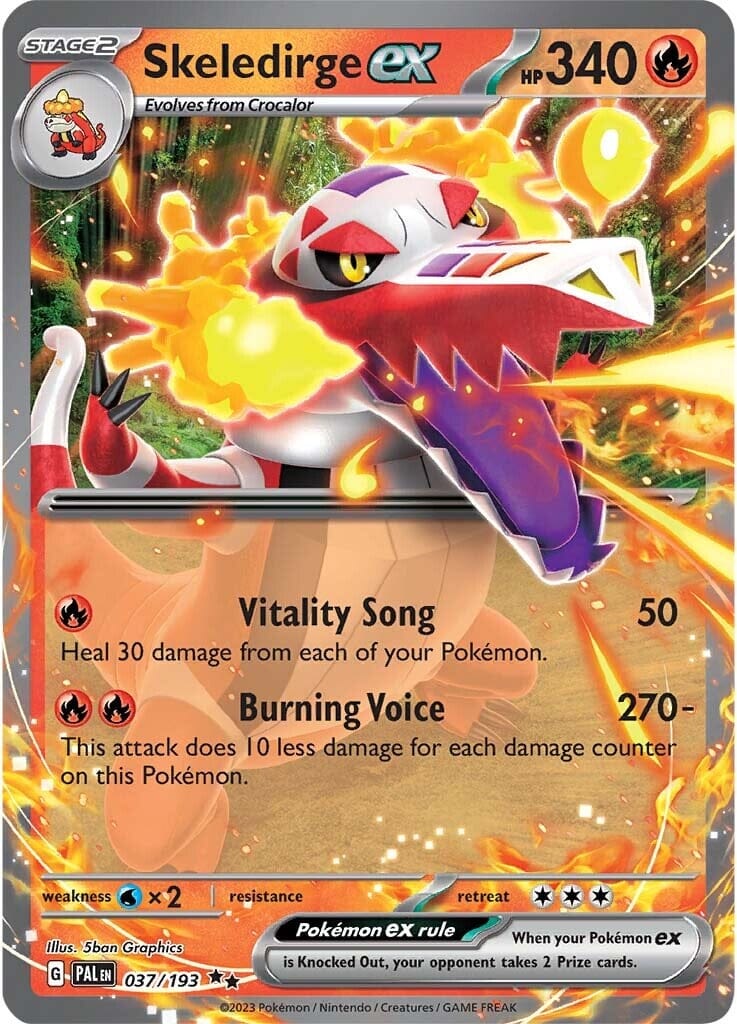 Skeledirge ex (037/193) [Scarlet & Violet: Paldea Evolved] Pokemon Single Pokémon  | Multizone: Comics And Games