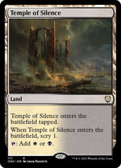 Temple of Silence [Phyrexia: All Will Be One Commander] MTG Single Magic: The Gathering  | Multizone: Comics And Games