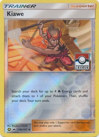 Kiawe (116a/147) [League & Championship Cards] Pokemon Single Pokémon  | Multizone: Comics And Games