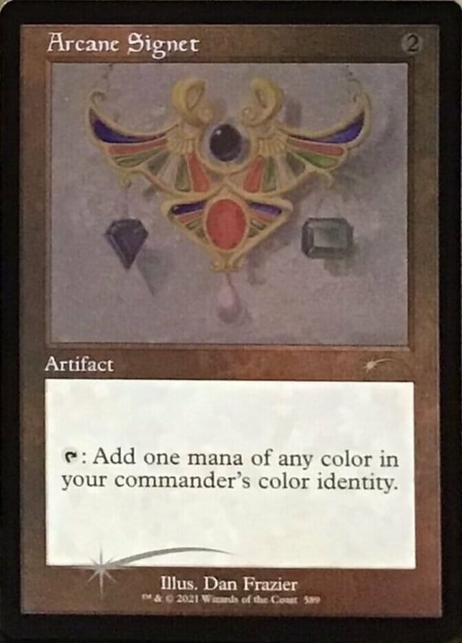 Arcane Signet (Retro) (Foil Etched) [Secret Lair Drop Promos] MTG Single Magic: The Gathering  | Multizone: Comics And Games