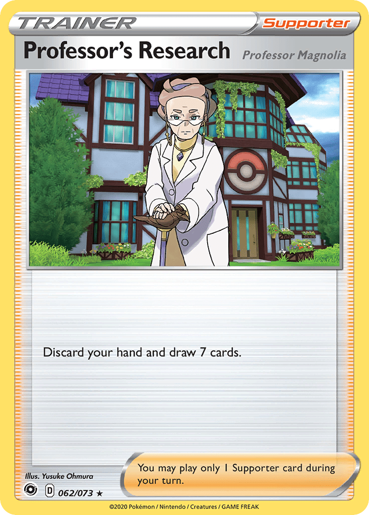 Professor's Research (062/073) (Professor Magnolia) [Sword & Shield: Champion's Path] Pokemon Single Pokémon  | Multizone: Comics And Games