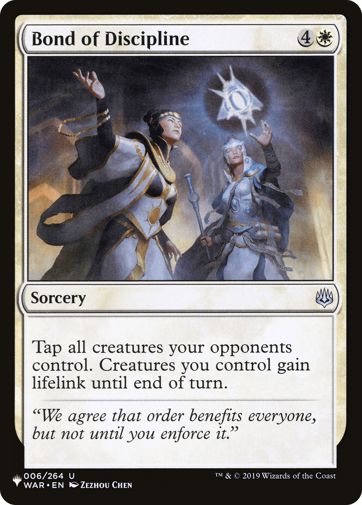 Bond of Discipline [The List] MTG Single Magic: The Gathering  | Multizone: Comics And Games