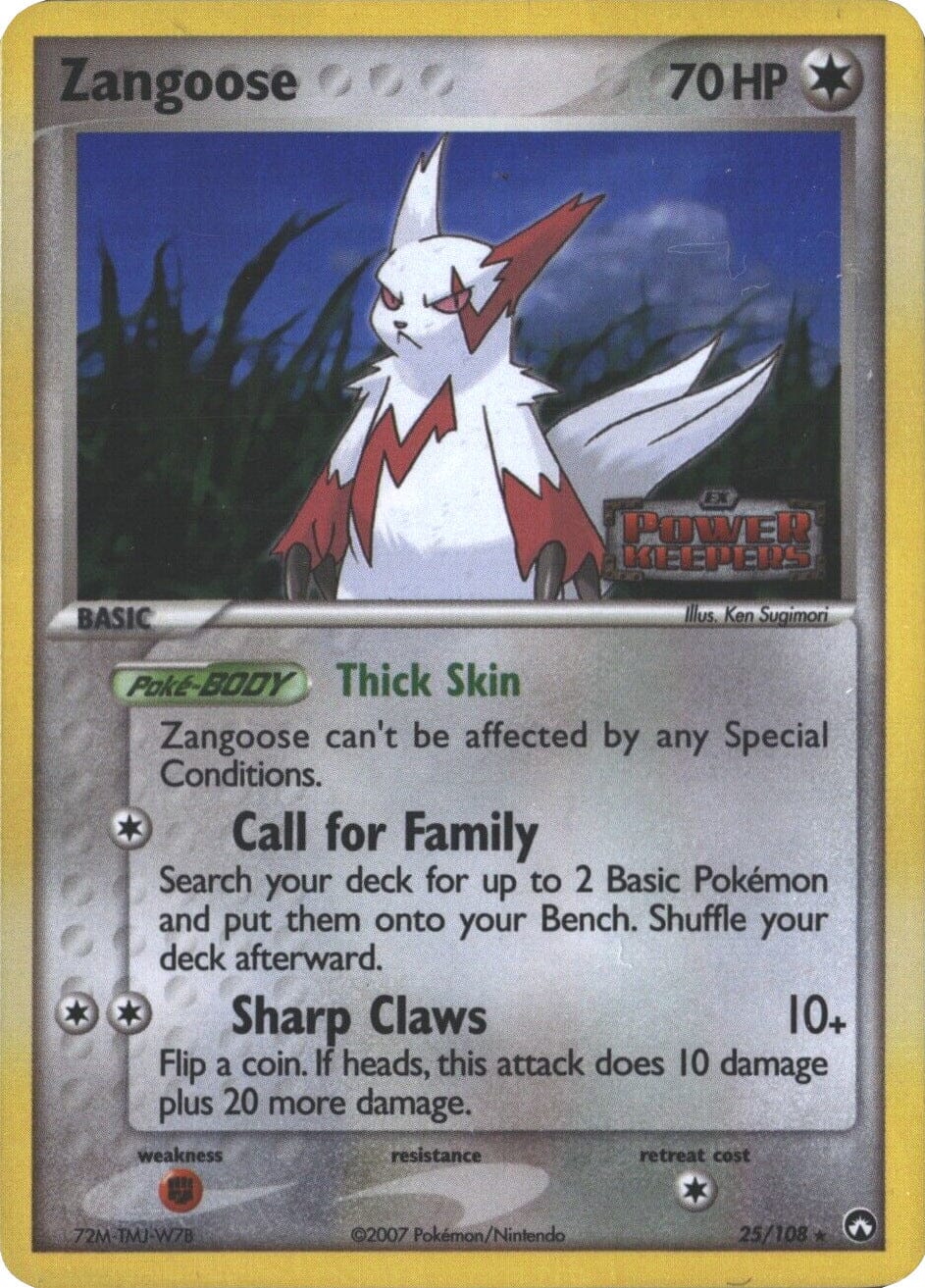 Zangoose (25/108) (Stamped) [EX: Power Keepers] Pokemon Single Pokémon  | Multizone: Comics And Games