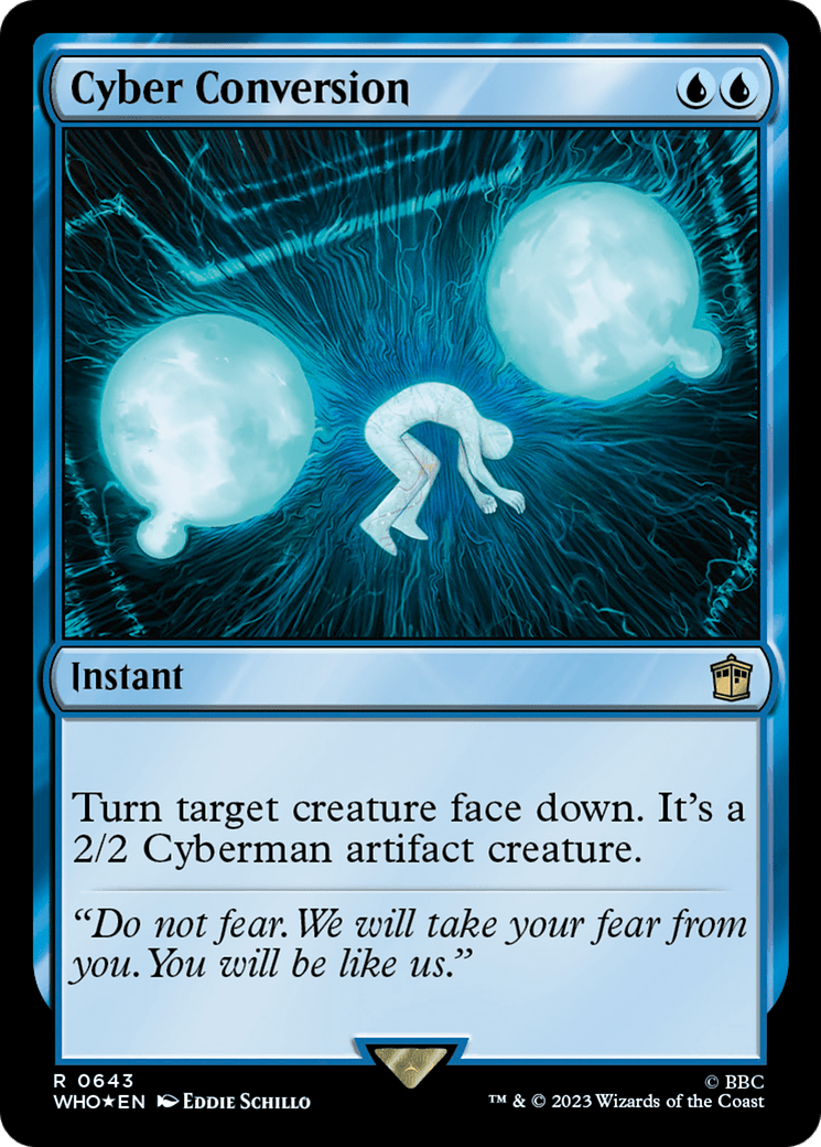 Cyber Conversion (Surge Foil) [Doctor Who] MTG Single Magic: The Gathering  | Multizone: Comics And Games