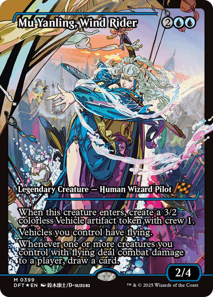 Mu Yanling, Wind Rider (Showcase) [Aetherdrift] MTG Single Magic: The Gathering  | Multizone: Comics And Games