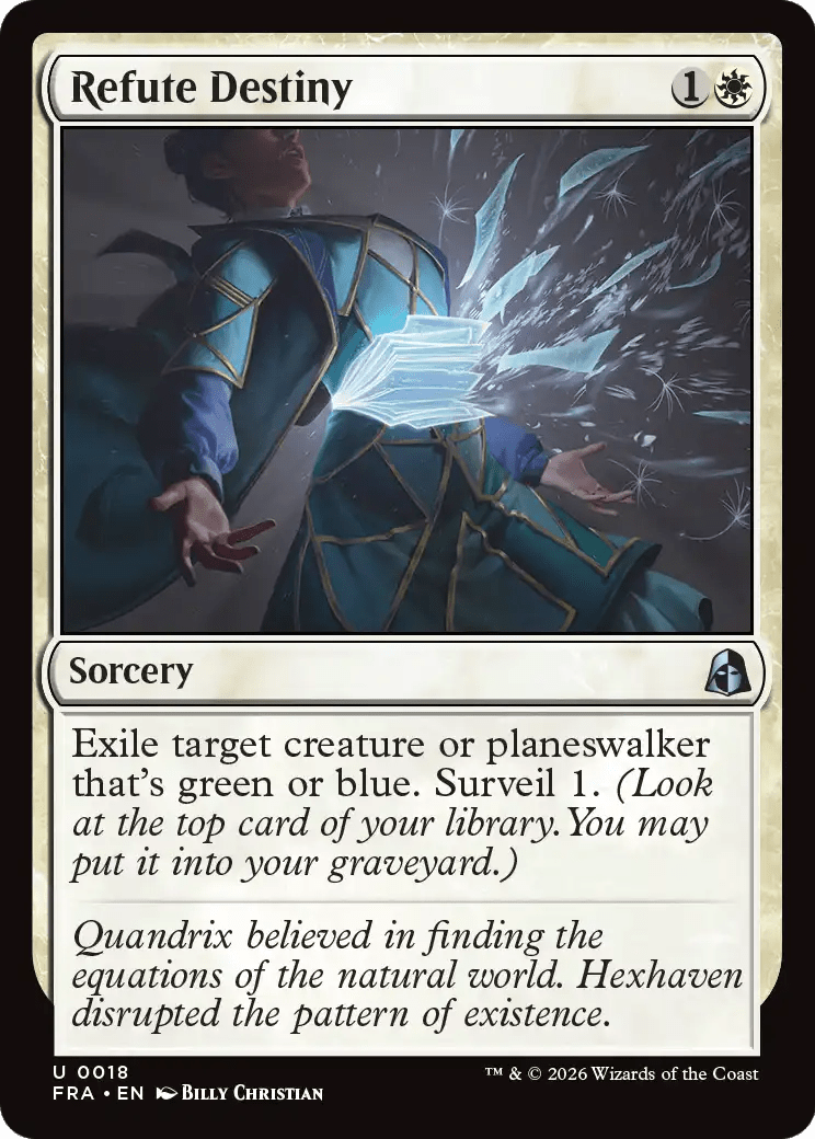 Refute Destiny [Reality Fracture] MTG Single Magic: The Gathering  | Multizone: Comics And Games