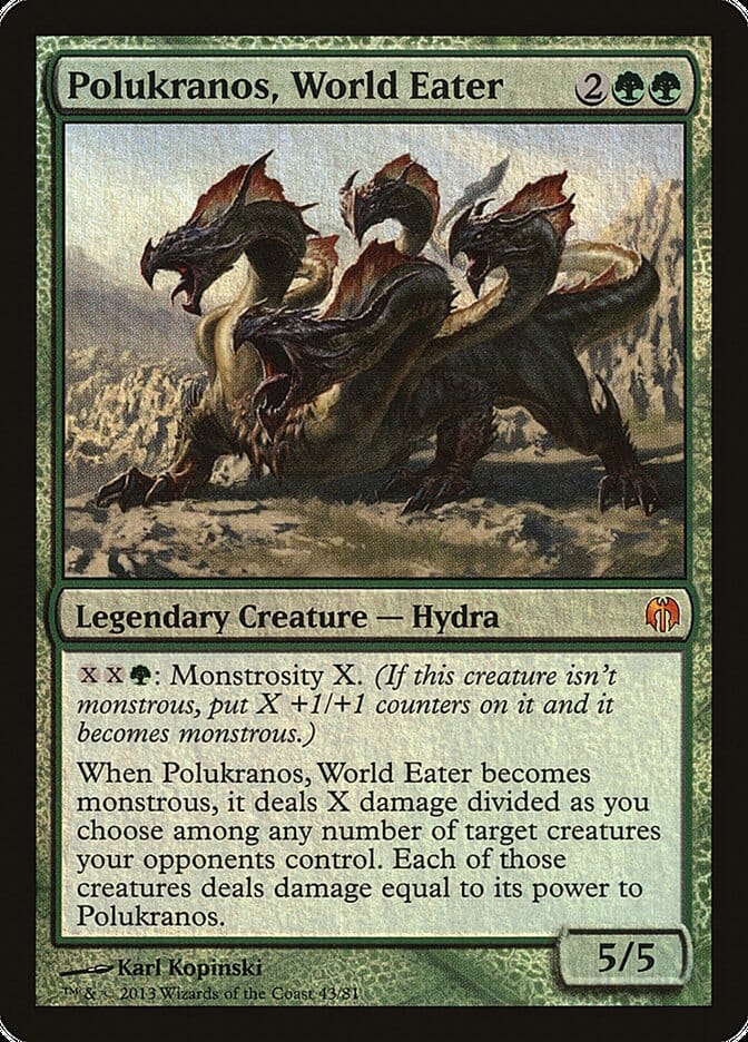 Polukranos, World Eater [Duel Decks: Heroes vs. Monsters] MTG Single Magic: The Gathering  | Multizone: Comics And Games