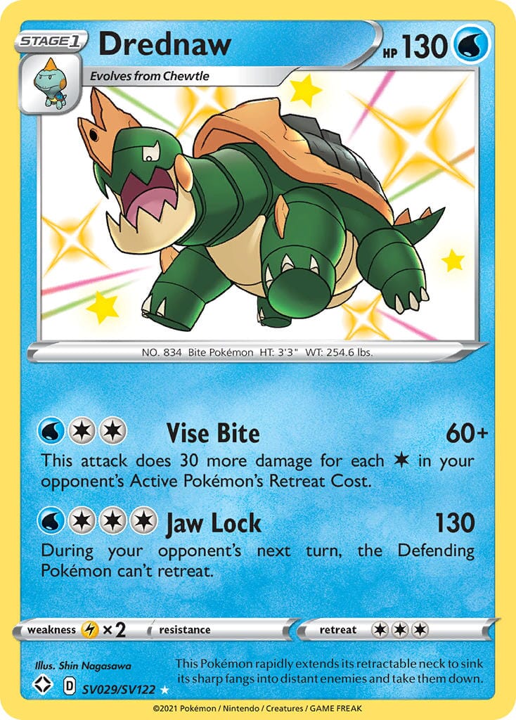 Drednaw (SV029/SV122) [Sword & Shield: Shining Fates] Pokemon Single Pokémon  | Multizone: Comics And Games