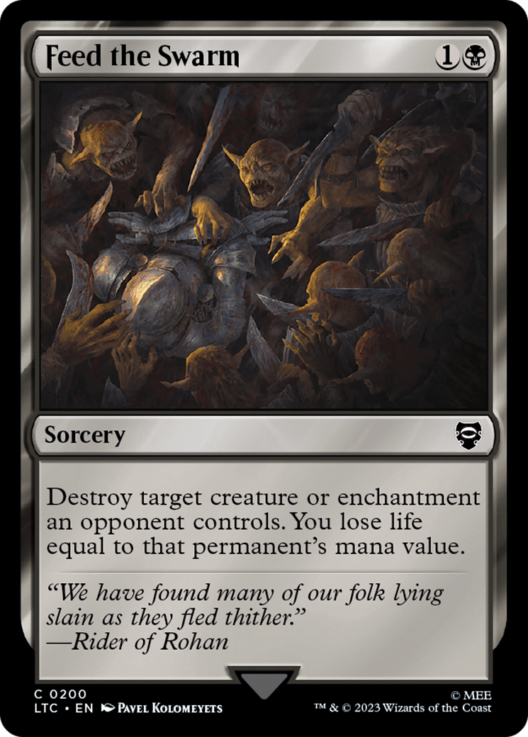 Feed the Swarm [The Lord of the Rings: Tales of Middle-Earth Commander] MTG Single Magic: The Gathering  | Multizone: Comics And Games