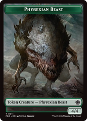 Thopter // Phyrexian Germ Double-Sided Token [Foundations Commander Tokens] | Multizone: Comics And Games