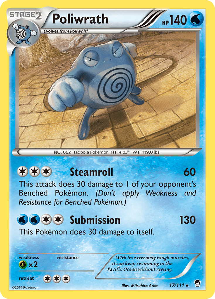 Poliwrath (17/111) [XY: Furious Fists] Pokemon Single Pokémon  | Multizone: Comics And Games