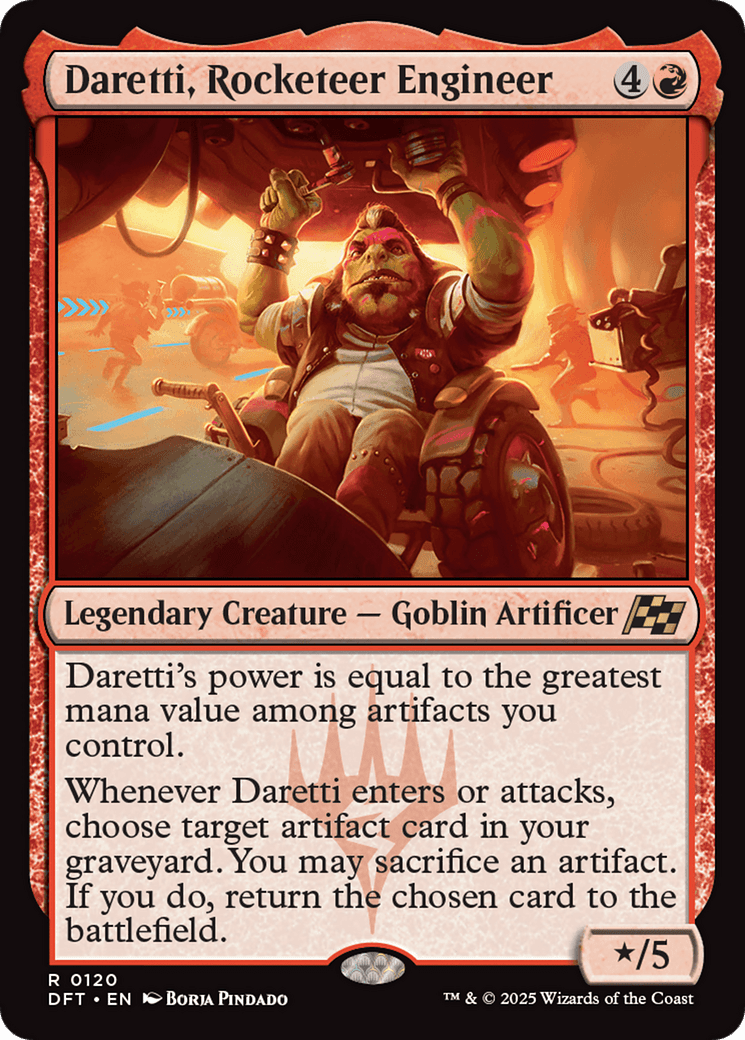 Daretti, Rocketeer Engineer [Aetherdrift] MTG Single Magic: The Gathering  | Multizone: Comics And Games