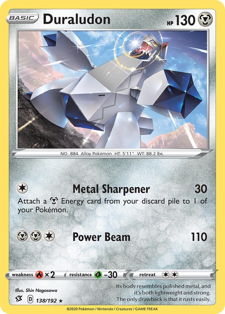 Duraludon (138/192) (Theme Deck Exclusive) [Sword & Shield: Rebel Clash] Pokemon Single Pokémon  | Multizone: Comics And Games