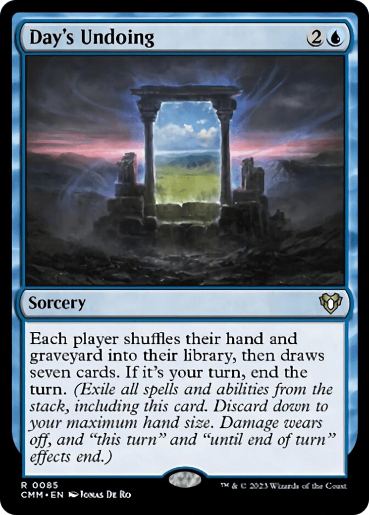 Day's Undoing [Commander Masters] MTG Single Magic: The Gathering  | Multizone: Comics And Games