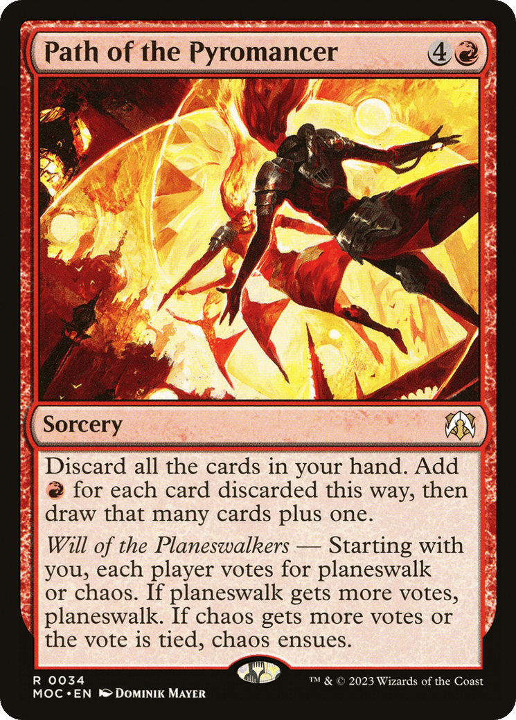 Path of the Pyromancer [March of the Machine Commander] MTG Single Magic: The Gathering  | Multizone: Comics And Games