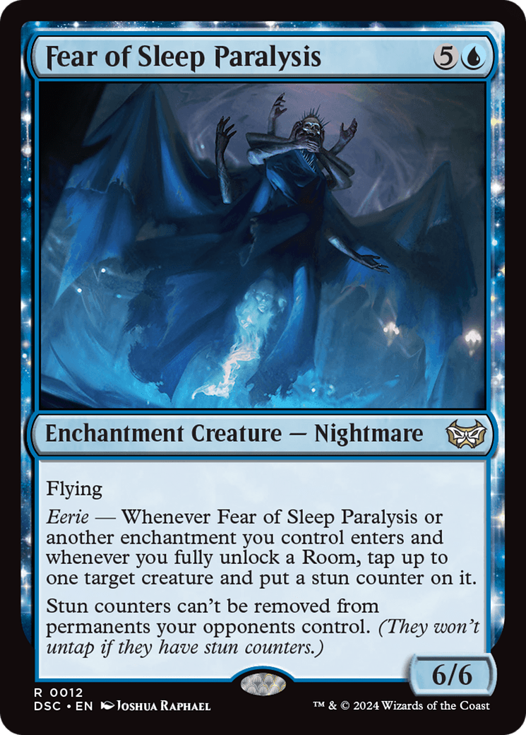 Fear of Sleep Paralysis [Duskmourn: House of Horror Commander] MTG Single Magic: The Gathering  | Multizone: Comics And Games