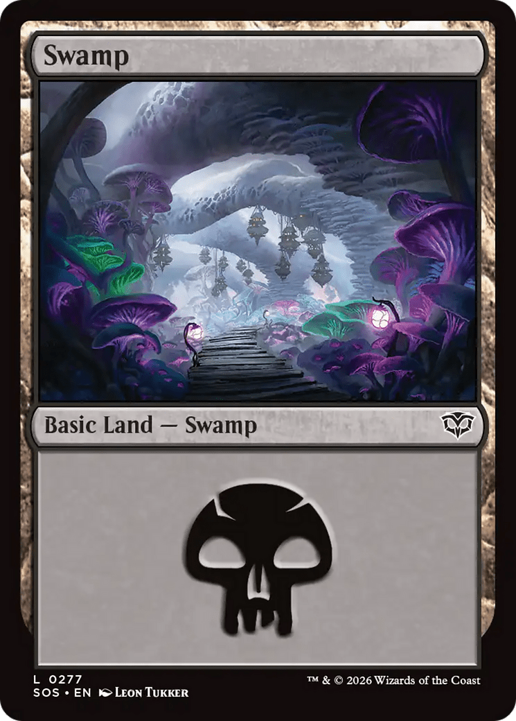 Swamp (0277) [Secrets of Strixhaven] MTG Single Magic: The Gathering  | Multizone: Comics And Games