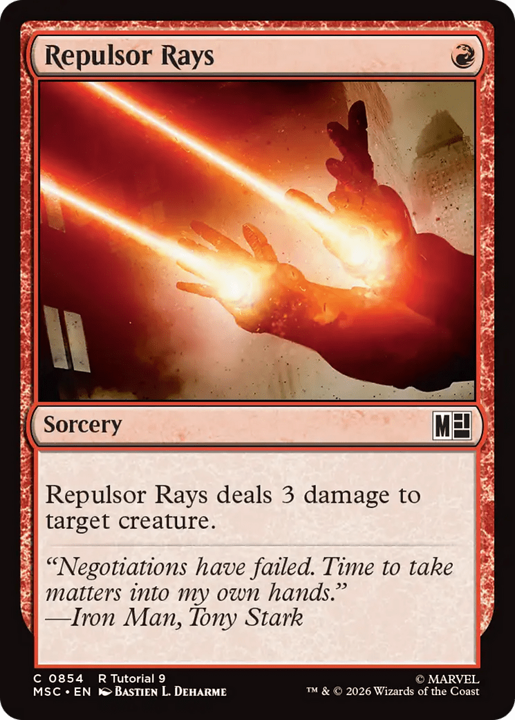 Repulsor Rays [Marvel Super Heroes Commander] MTG Single Magic: The Gathering  | Multizone: Comics And Games