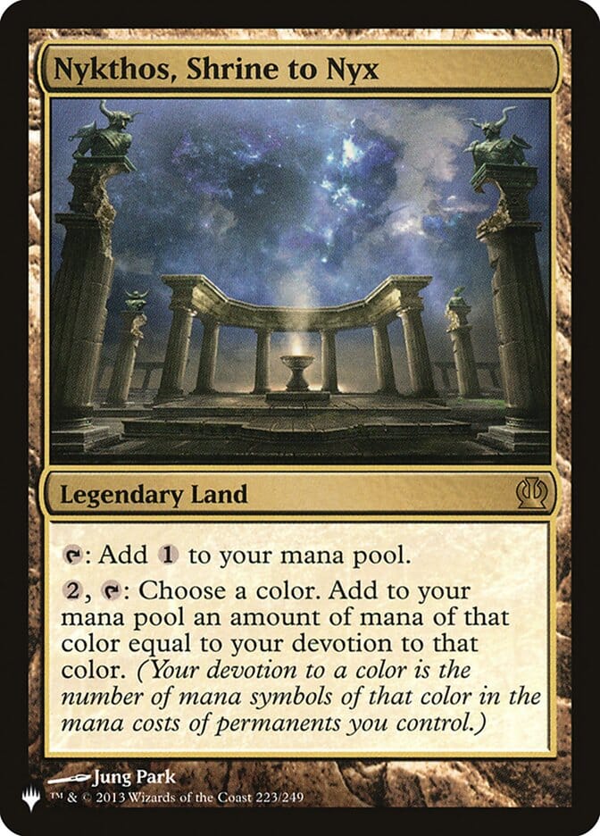 Nykthos, Shrine to Nyx [The List] MTG Single Magic: The Gathering  | Multizone: Comics And Games