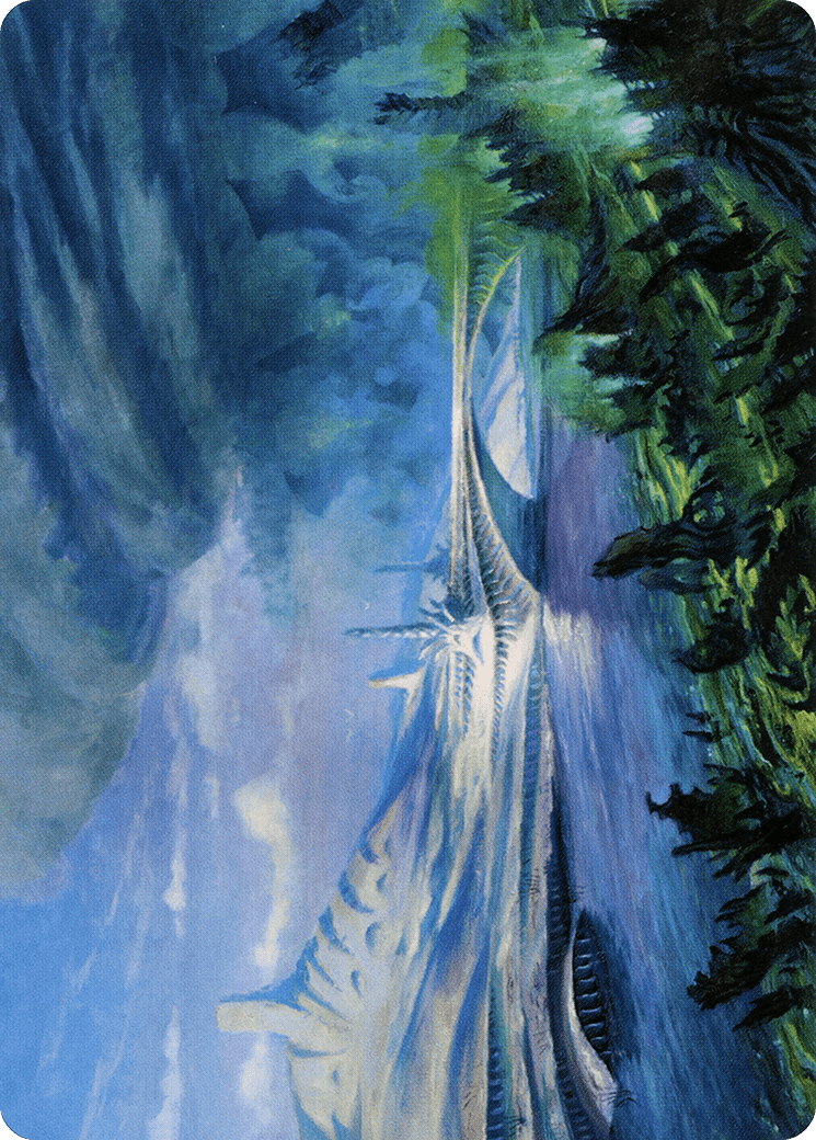 Goldmire Bridge Art Card [Modern Horizons 2 Art Series] MTG Single Magic: The Gathering  | Multizone: Comics And Games