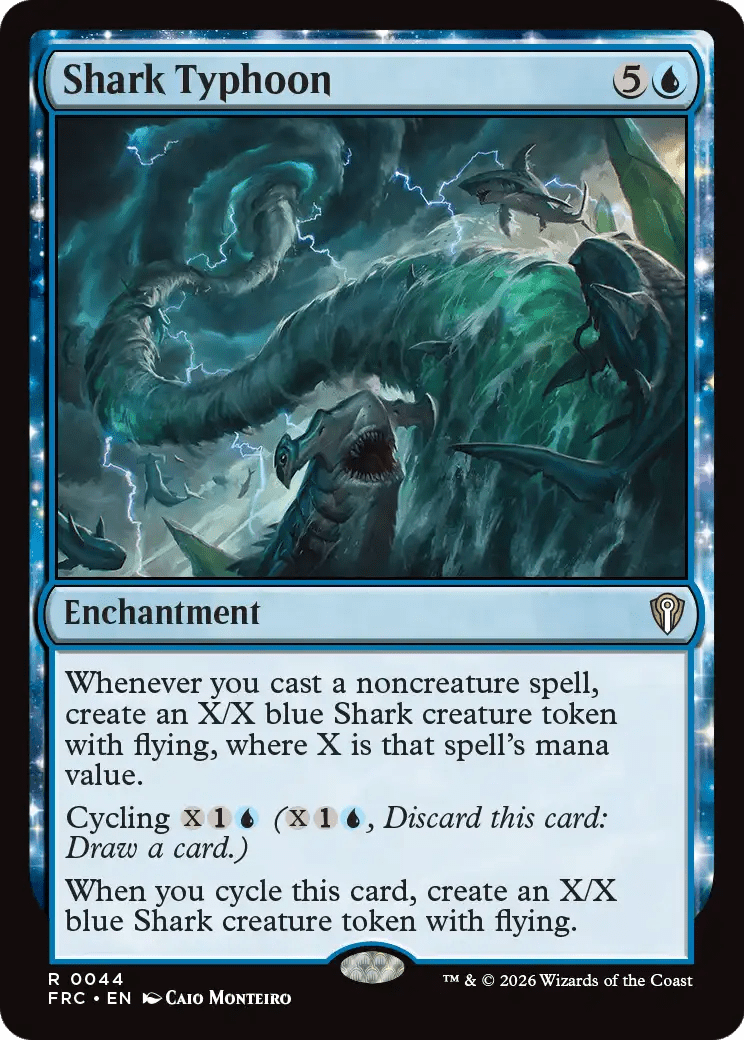 Shark Typhoon [Reality Fracture Commander] MTG Single Magic: The Gathering  | Multizone: Comics And Games