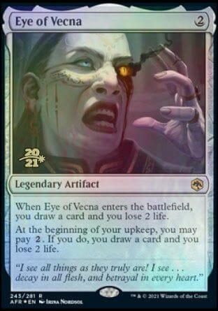 Eye of Vecna [Dungeons & Dragons: Adventures in the Forgotten Realms Prerelease Promos] MTG Single Magic: The Gathering  | Multizone: Comics And Games