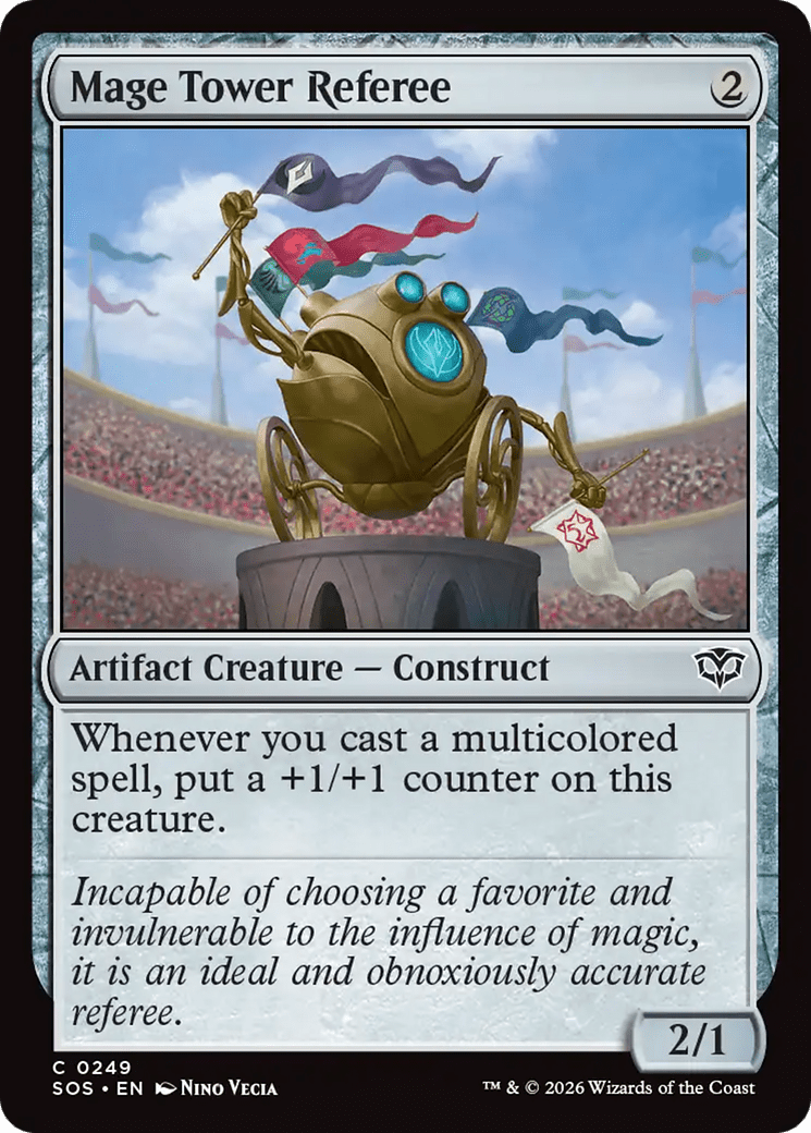Mage Tower Referee [Secrets of Strixhaven] MTG Single Magic: The Gathering  | Multizone: Comics And Games