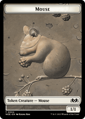 Mouse // Food (0011) Double-Sided Token [Wilds of Eldraine Tokens] MTG Single Magic: The Gathering  | Multizone: Comics And Games