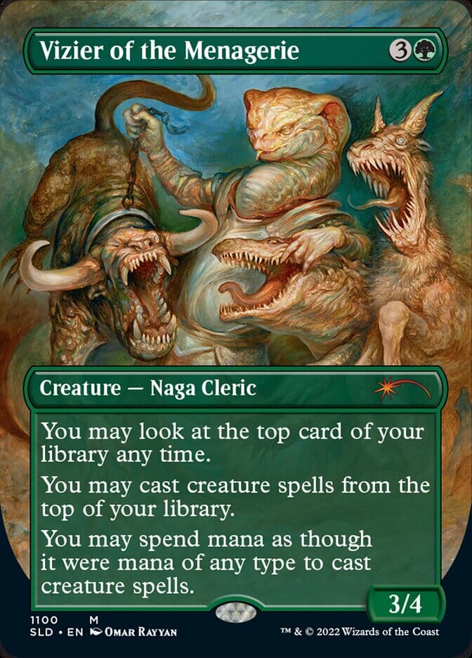 Vizier of the Menagerie (Borderless) [Secret Lair Drop Series] MTG Single Magic: The Gathering  | Multizone: Comics And Games