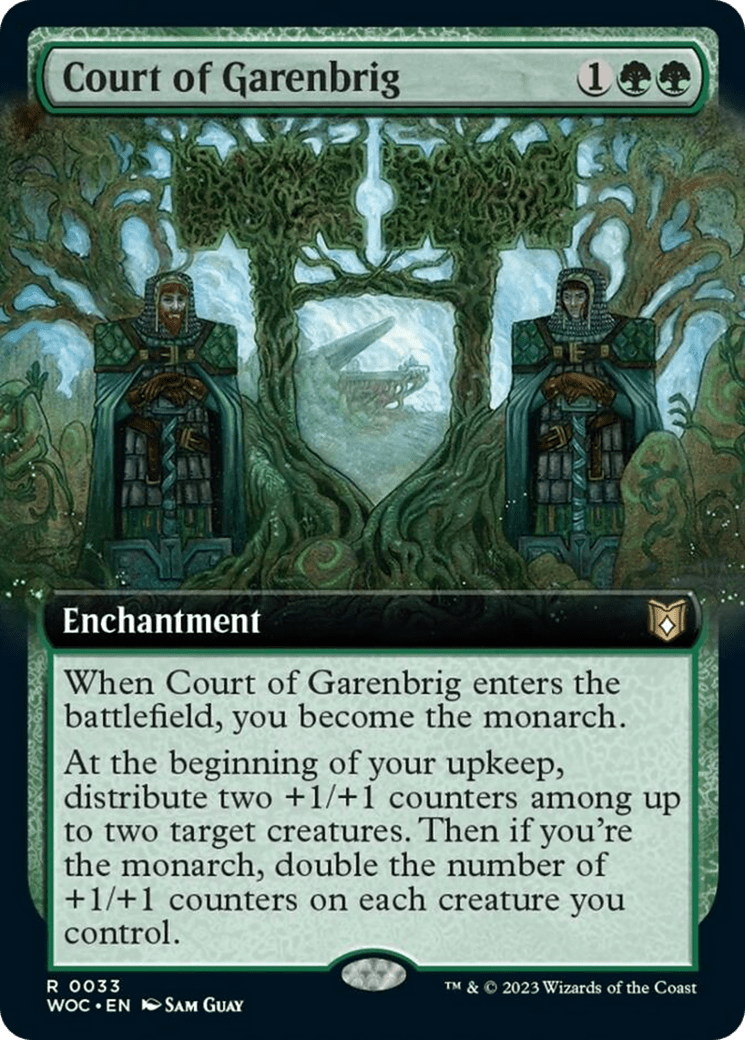 Court of Garenbrig (Extended Art) [Wilds of Eldraine Commander] MTG Single Magic: The Gathering  | Multizone: Comics And Games