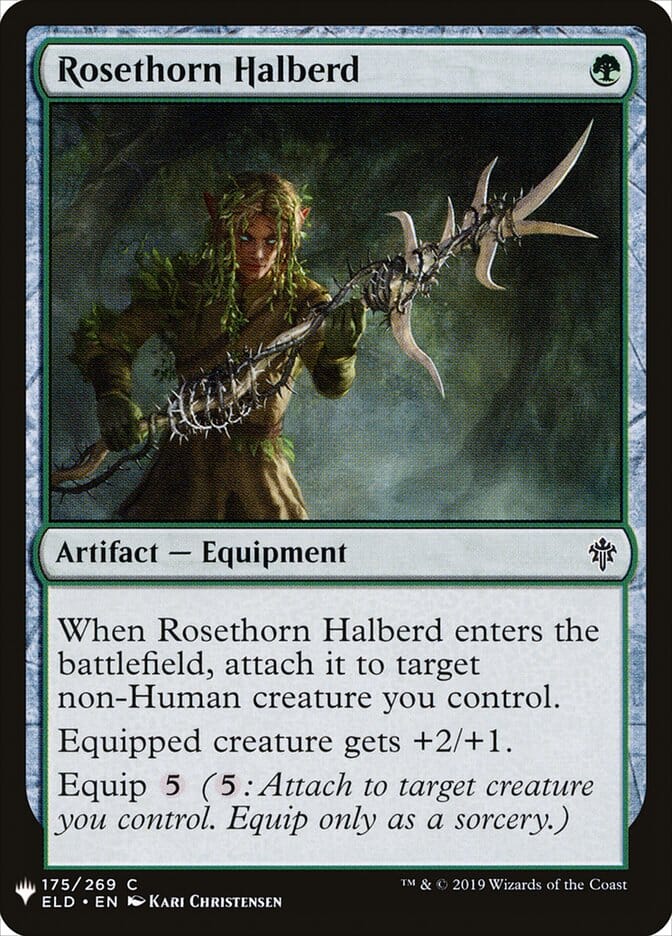 Rosethorn Halberd [Mystery Booster] MTG Single Magic: The Gathering  | Multizone: Comics And Games