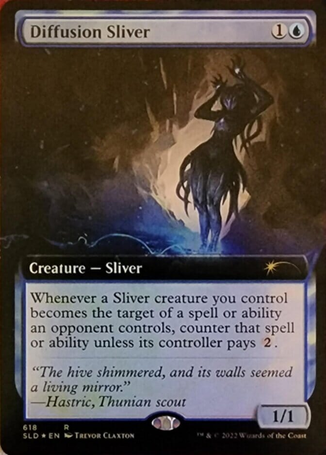 Diffusion Sliver (Extended Art) [Secret Lair Drop Promos] MTG Single Magic: The Gathering  | Multizone: Comics And Games