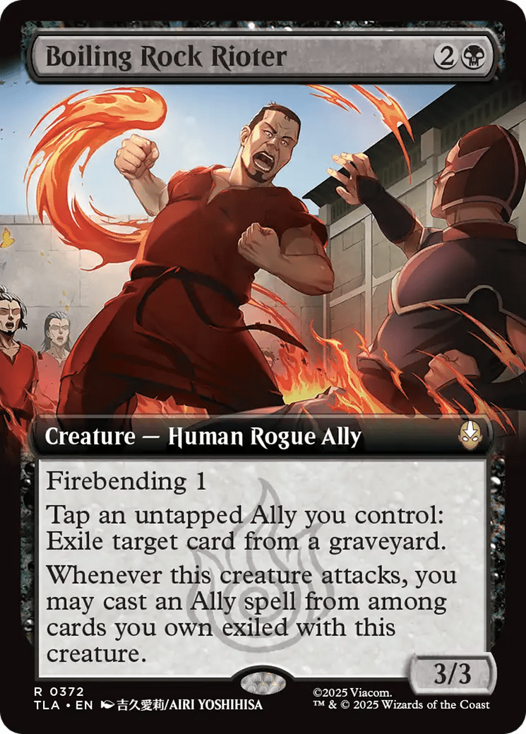 Boiling Rock Rioter (Extended Art) [Avatar: The Last Airbender] MTG Single Magic: The Gathering  | Multizone: Comics And Games