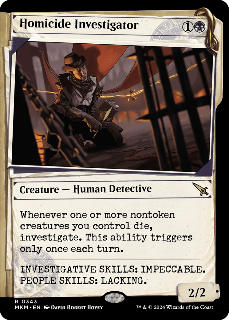 Homicide Investigator (Showcase) [Murders at Karlov Manor] MTG Single Magic: The Gathering  | Multizone: Comics And Games