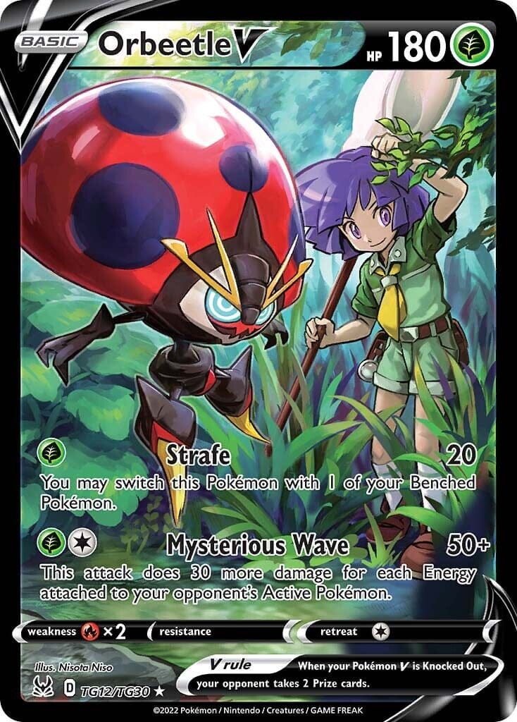Orbeetle V (TG12/TG30) [Sword & Shield: Lost Origin] Pokemon Single Pokémon  | Multizone: Comics And Games