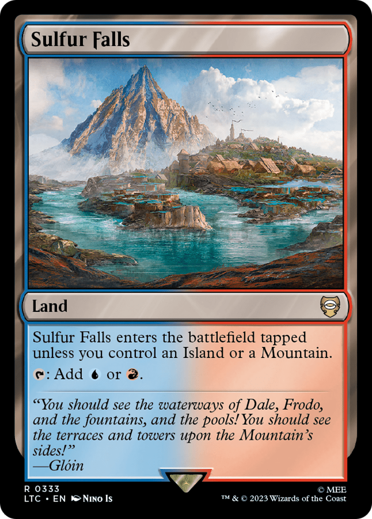 Sulfur Falls [The Lord of the Rings: Tales of Middle-Earth Commander] MTG Single Magic: The Gathering  | Multizone: Comics And Games