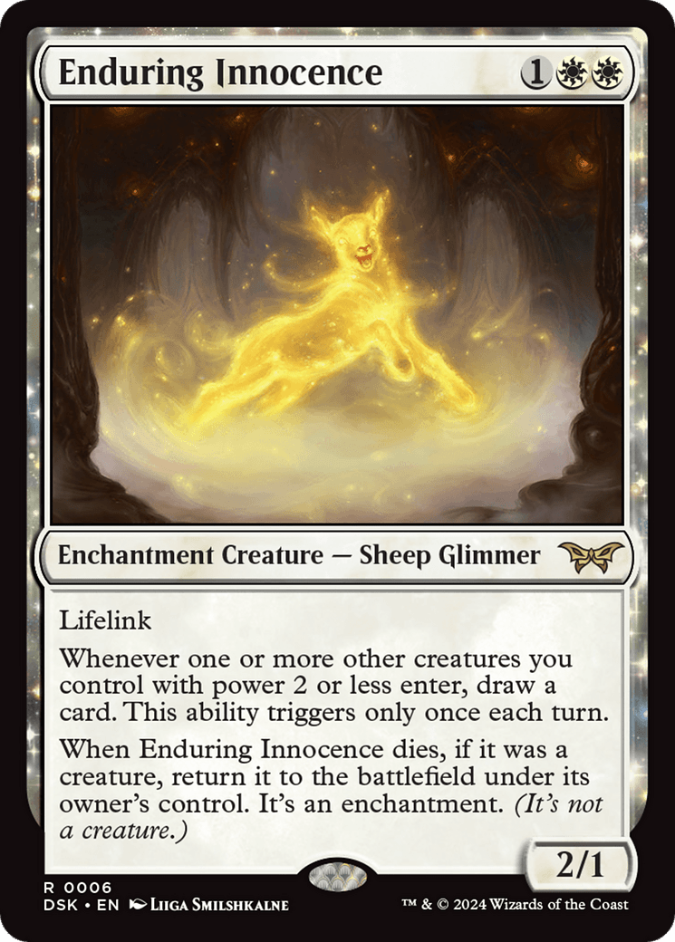 Enduring Innocence [Duskmourn: House of Horror] MTG Single Magic: The Gathering  | Multizone: Comics And Games