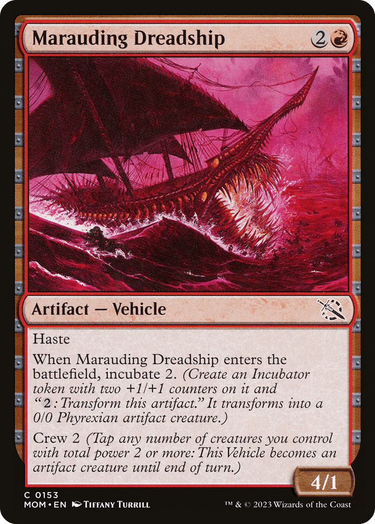 Marauding Dreadship [March of the Machine] MTG Single Magic: The Gathering  | Multizone: Comics And Games