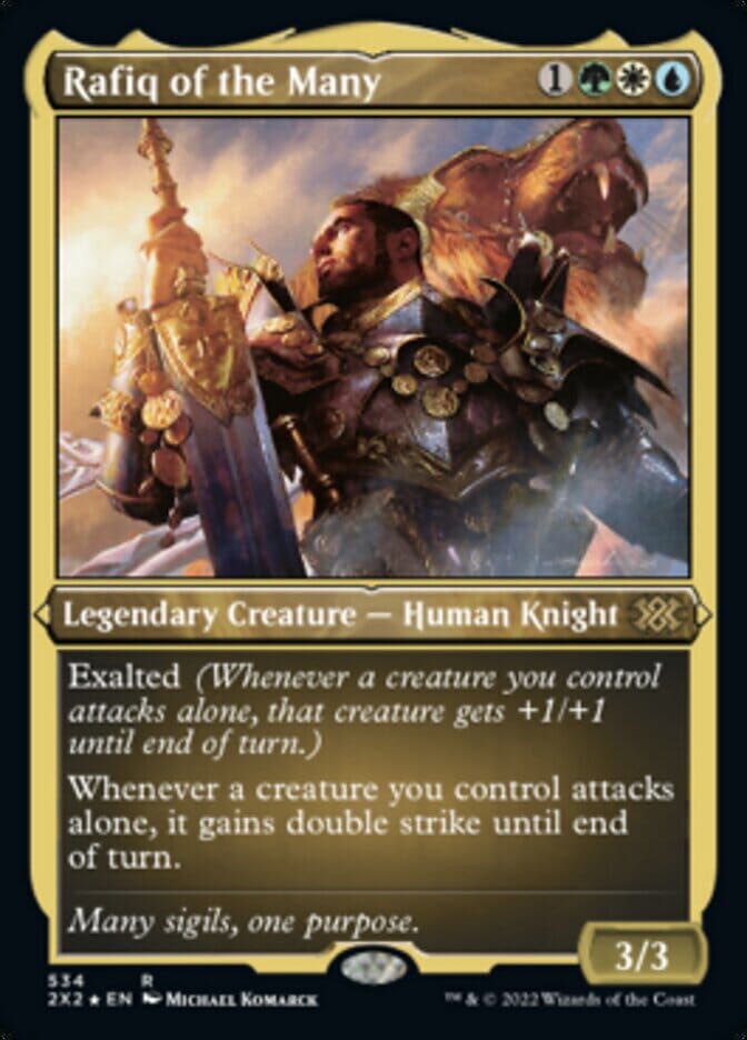 Rafiq of the Many (Foil Etched) [Double Masters 2022] MTG Single Magic: The Gathering  | Multizone: Comics And Games