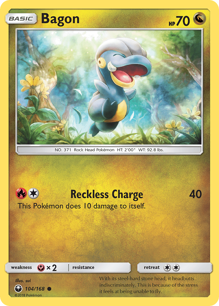 Bagon (104/168) [Sun & Moon: Celestial Storm] Pokemon Single Pokémon  | Multizone: Comics And Games